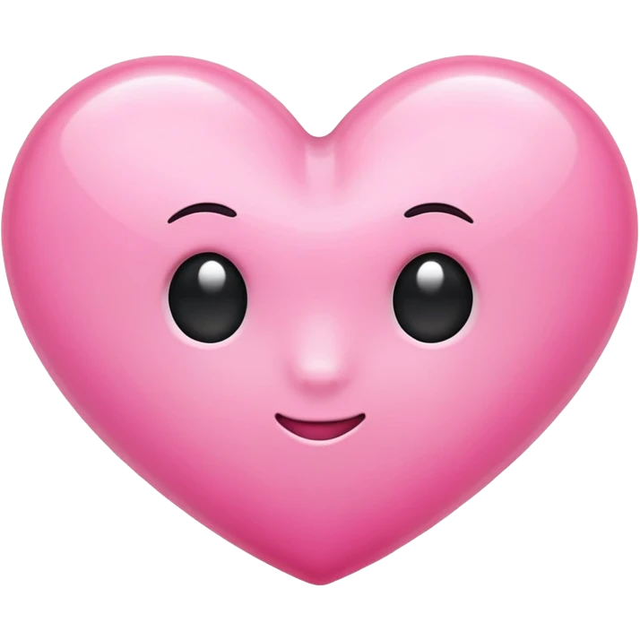 Pink ,cute,hearth emoji