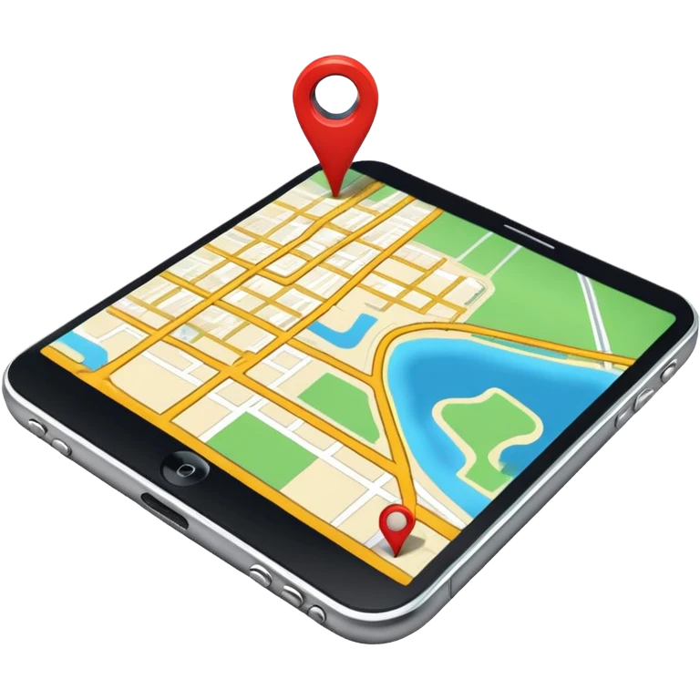 GPS map emoji