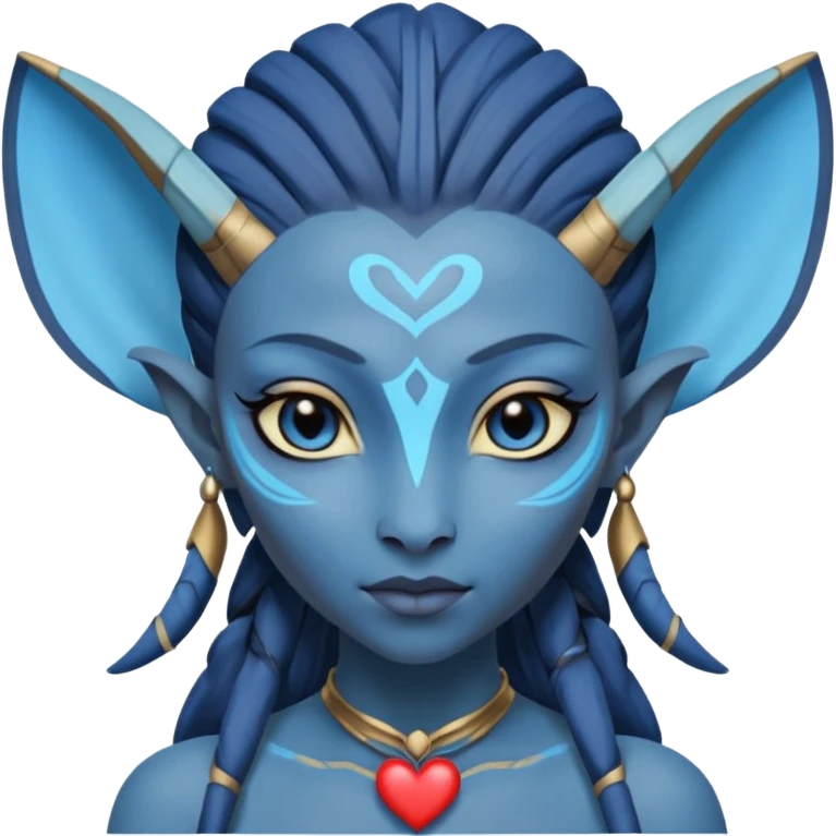 neytiri with love eye heart emoji