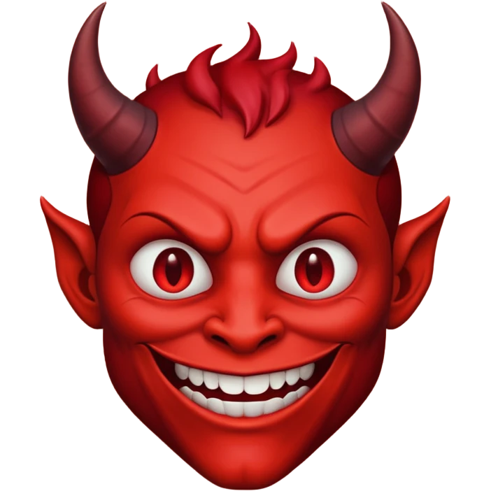 devil smirking emoji
