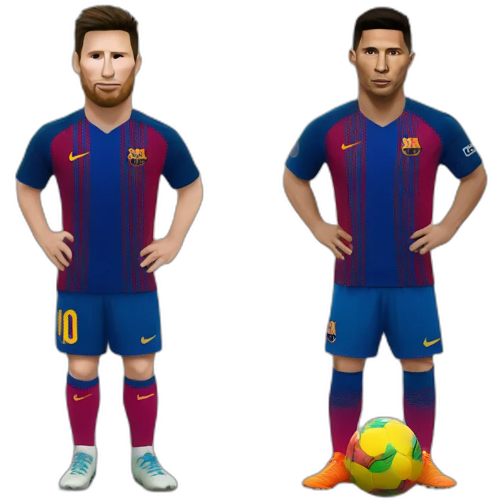 Messi and ronaldo emoji