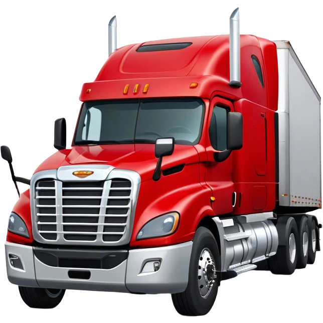 Cattle Truck - Freightliner Cascadia (Model Year: 2021) (Iconic colour: Red) emoji