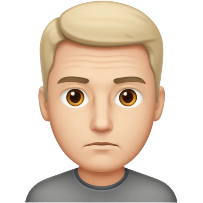 serious man  emoji