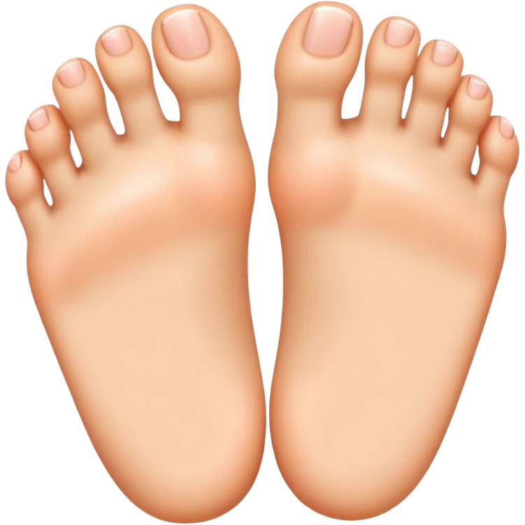 toes wide spread emoji