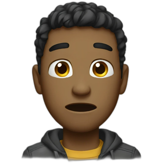 Cool bro crying emoji