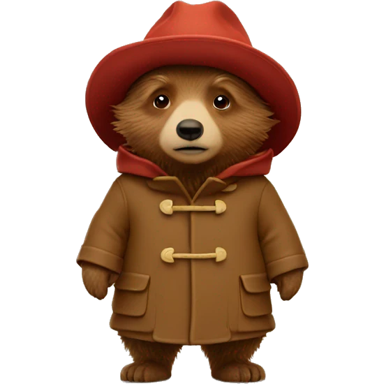 paddington bear emoji