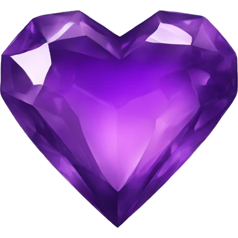 amethyst heart gem emoji