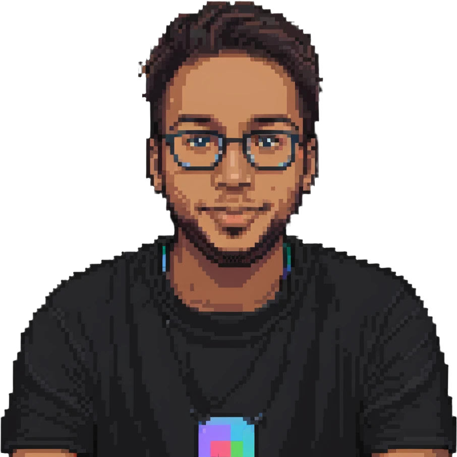Content creator streaming and talking to camera emoji