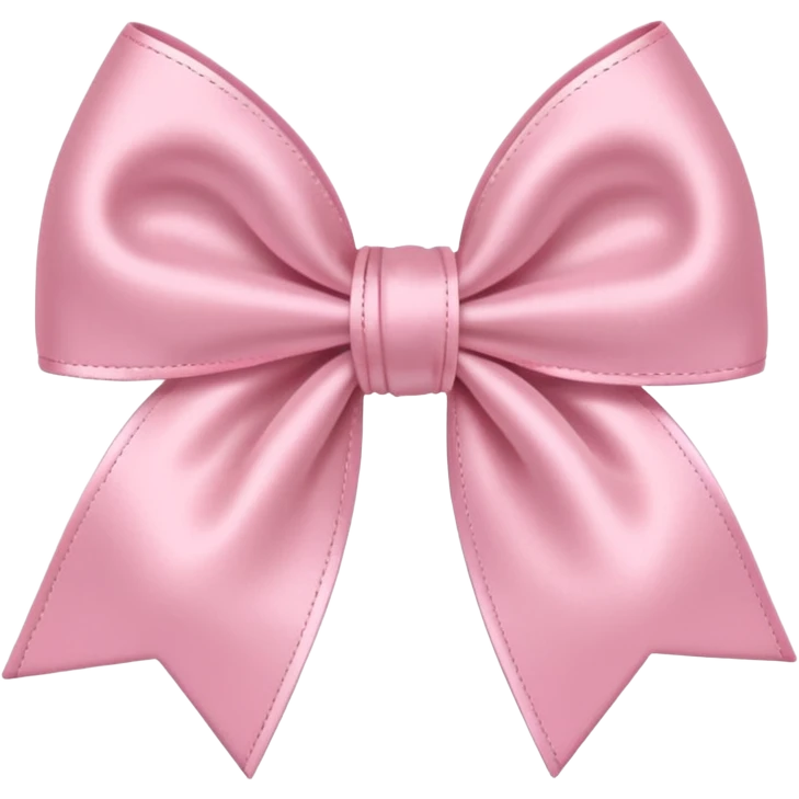 Baby pink bow emoji