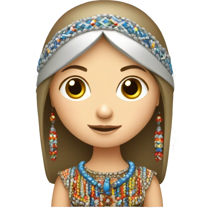 slavic Bead girl emoji