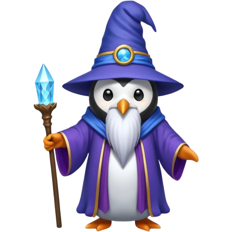 Penguin Wizard emoji