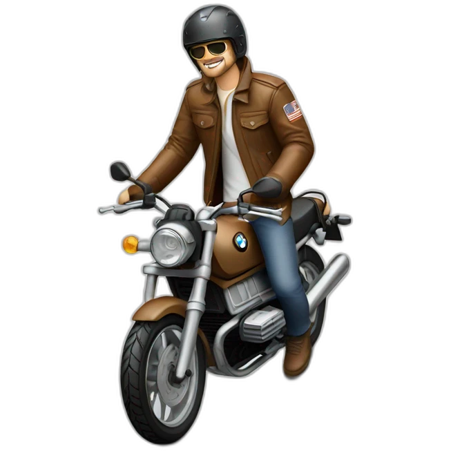 bmw brat style motorcycle emoji