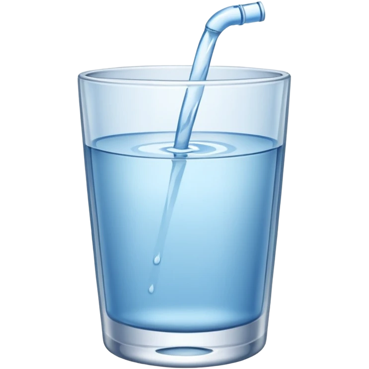 glass of water emoji