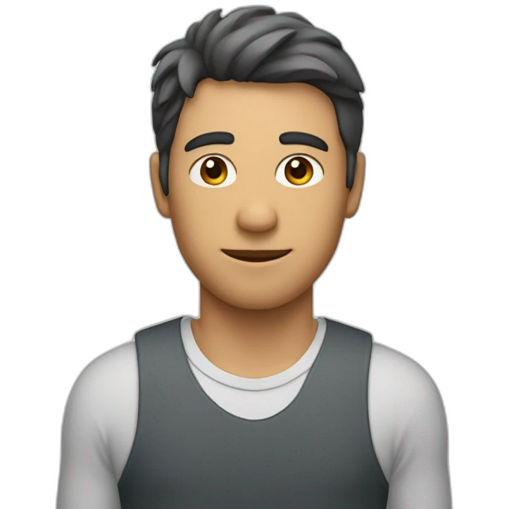 Homme avec les bras croisée  emoji