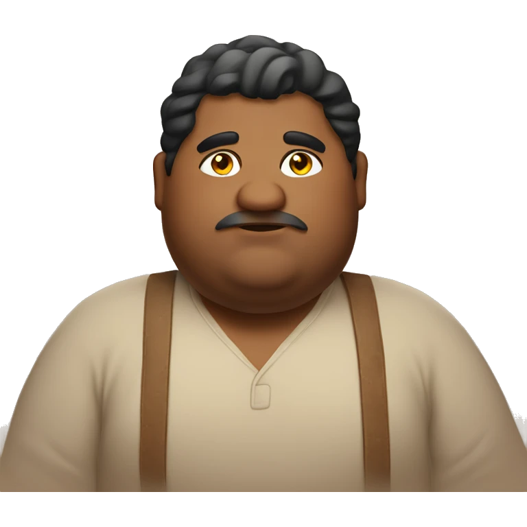Fat Indian guy emoji