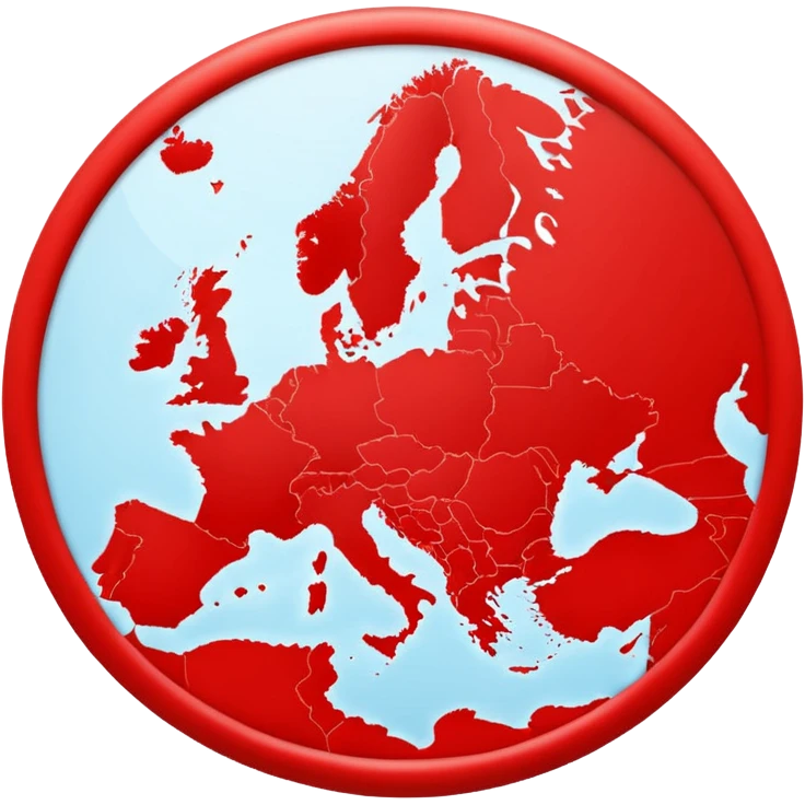 Point in europe map emoji