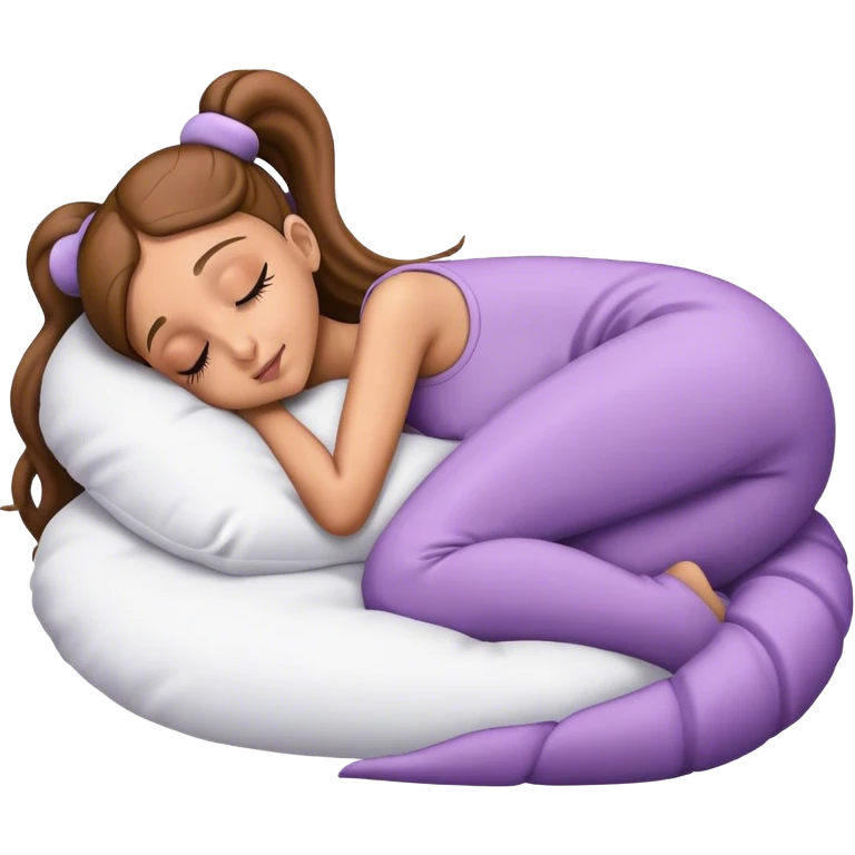 Ariana Grande sleeping emoji