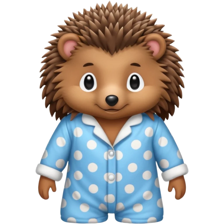 hedgehog in pajama emoji