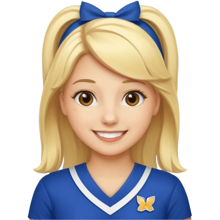 football cheerleader emoji
