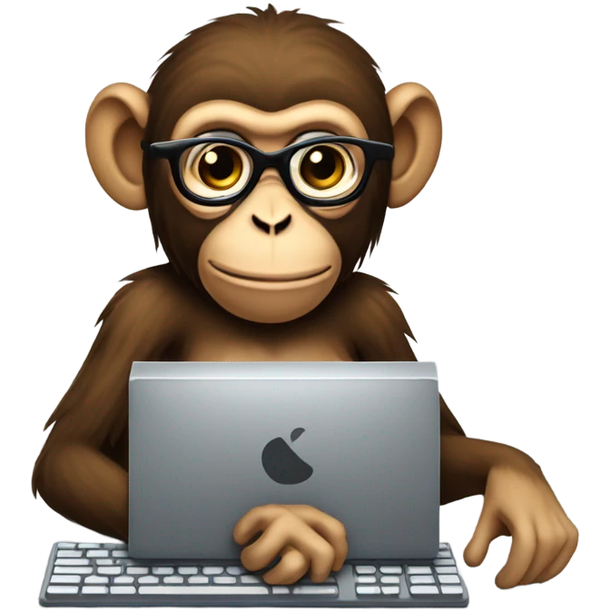 Monkey programmi emoji