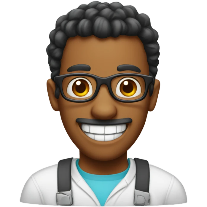 Nerd with goofy teeth  emoji