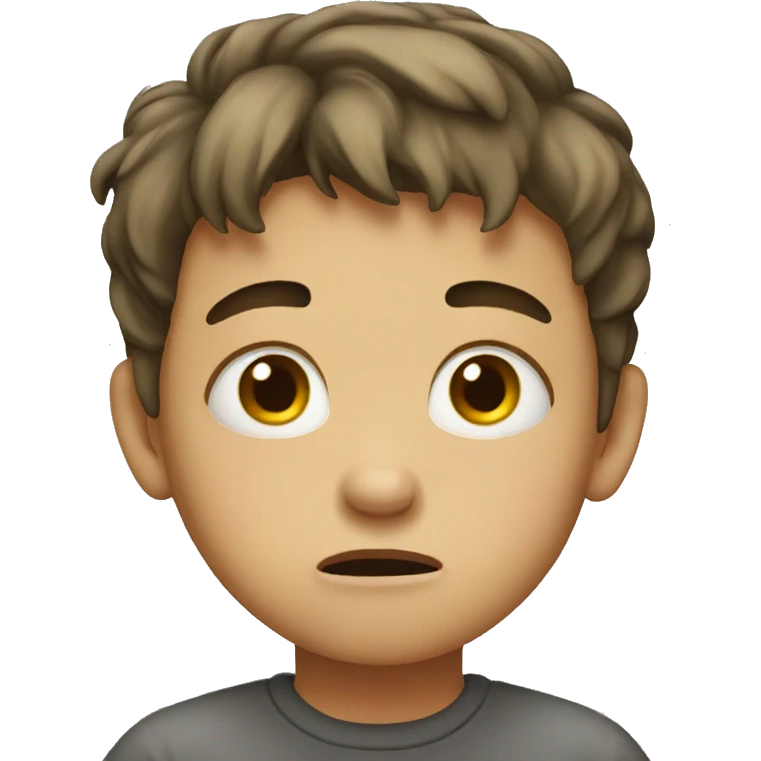 crying kid emoji