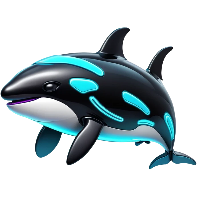 cyberpunk orca robot emoji