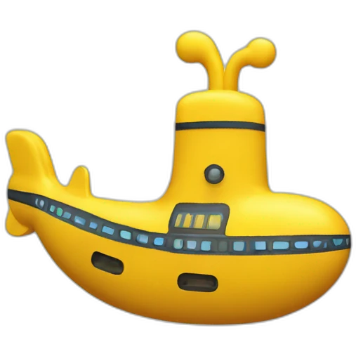 yellow submarine music note emoji