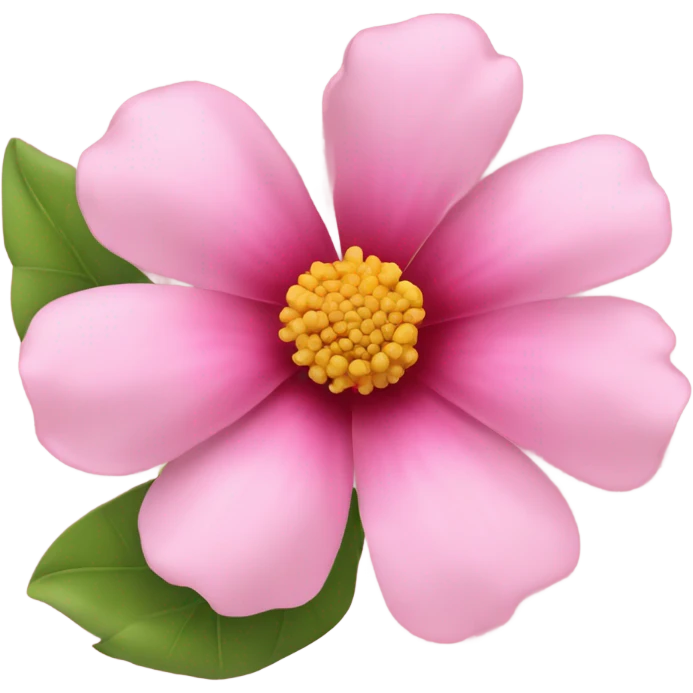 Pink flower emoji