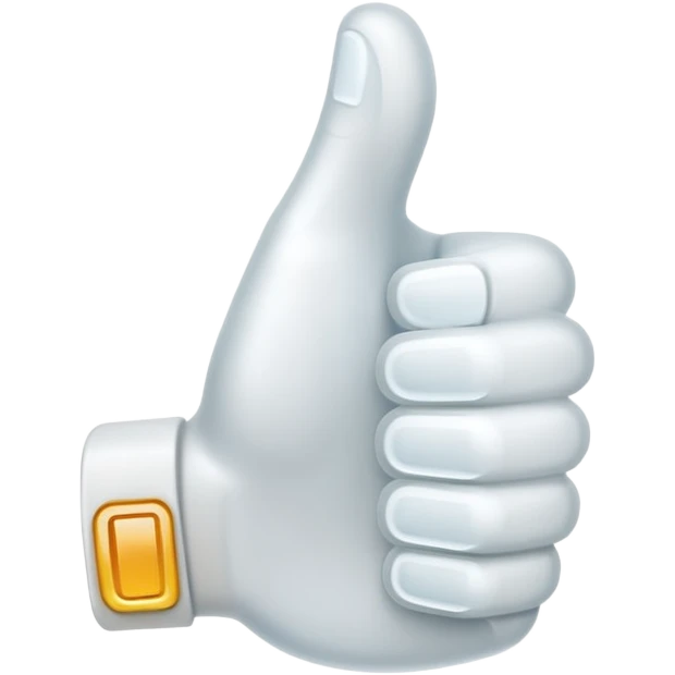 white thumbs up emoji