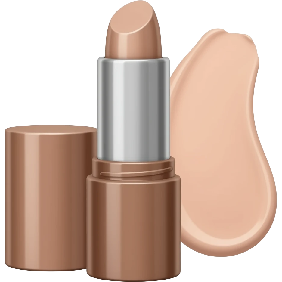 Cream contour stick, in the shade dark brown emoji