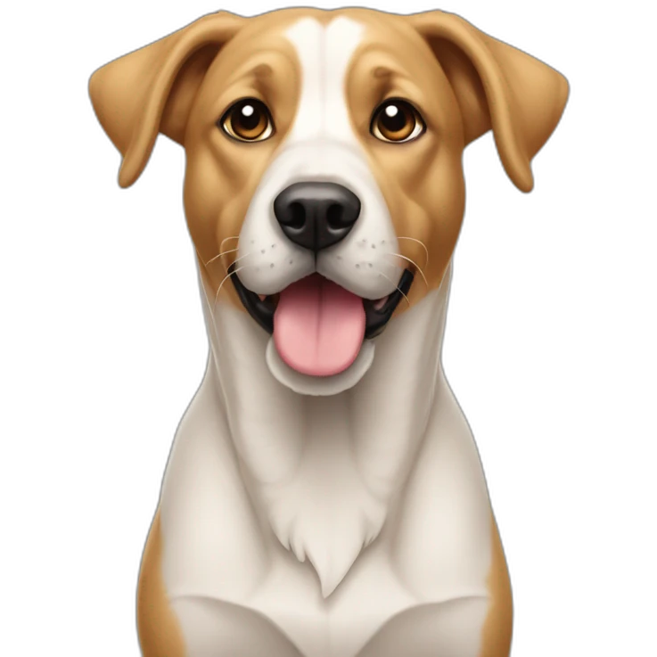 Chien sur chien emoji