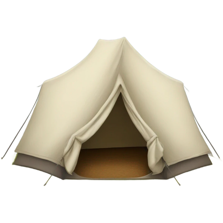 Tent that with sign that says explore emoji