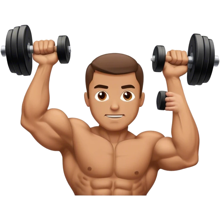 guy doing bicep-curls emoji