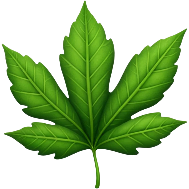 stick with leaf emoji