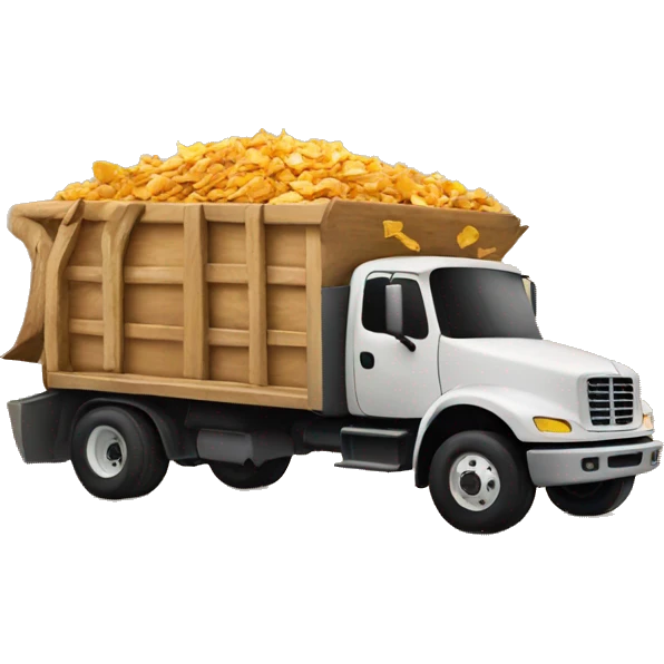 Wood chip truck  emoji