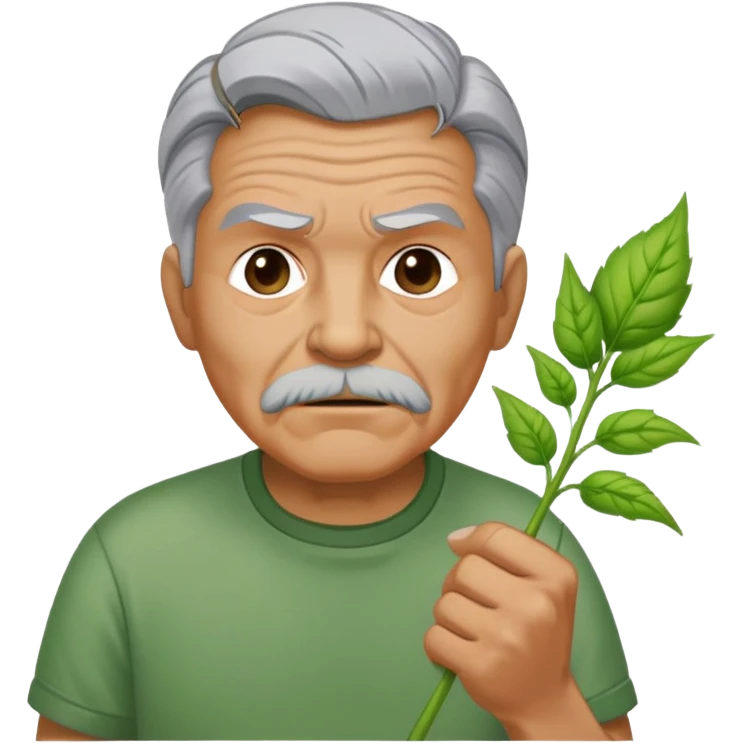 Toxic ddt Gardener old Bob kill weeds from the toxic avenger emoji
