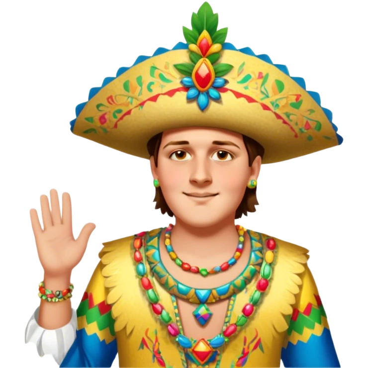 Fiesta Reveler emoji