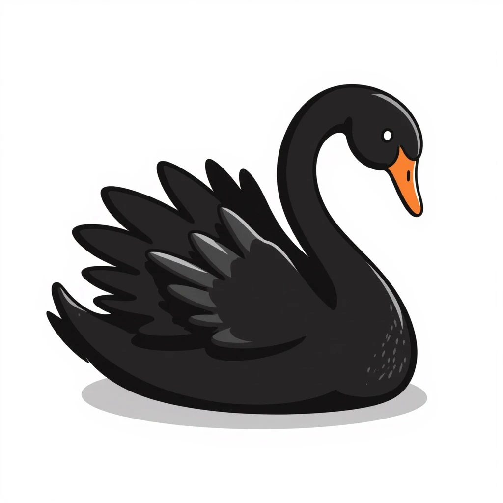black swan emoji