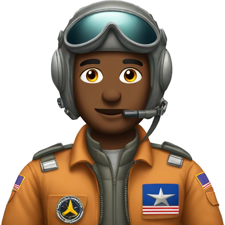 fighter jet pilot emoji
