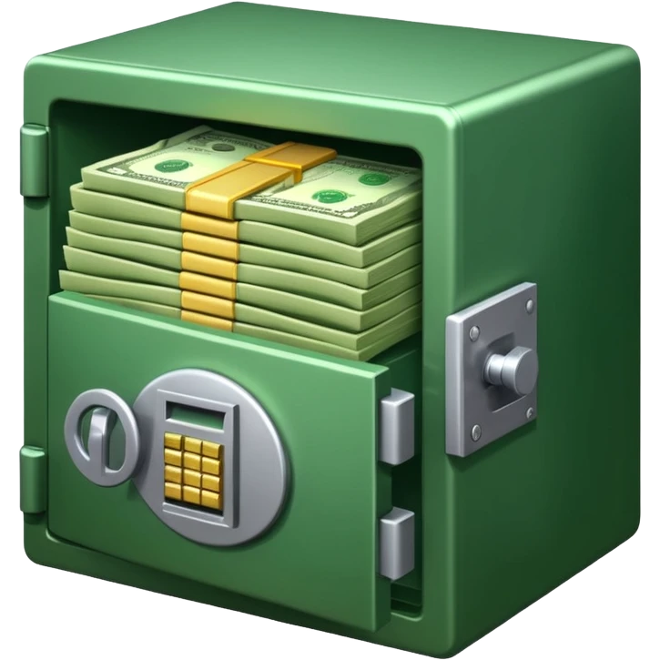 money savings in bank emoji