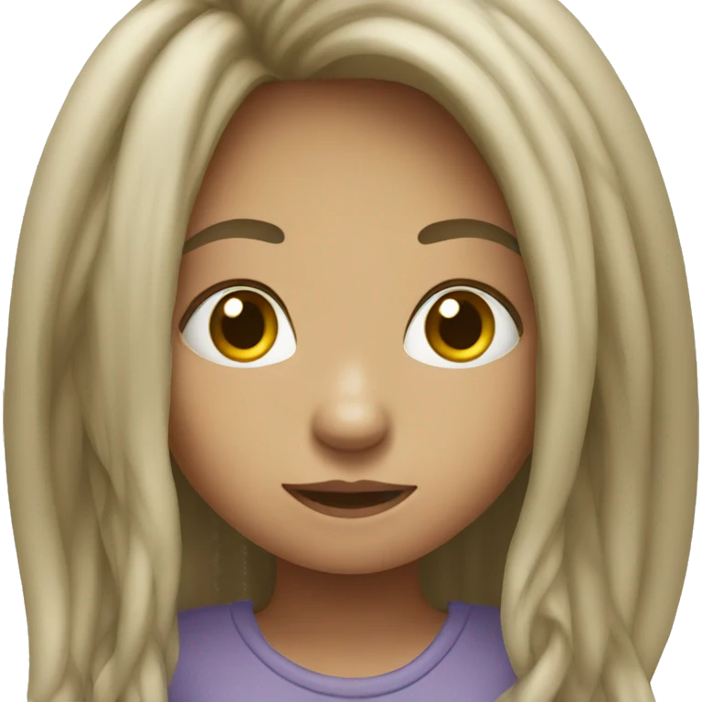 Girl hiding  emoji