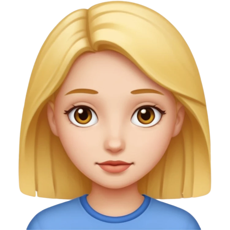 Une fille vécue un penis emoji