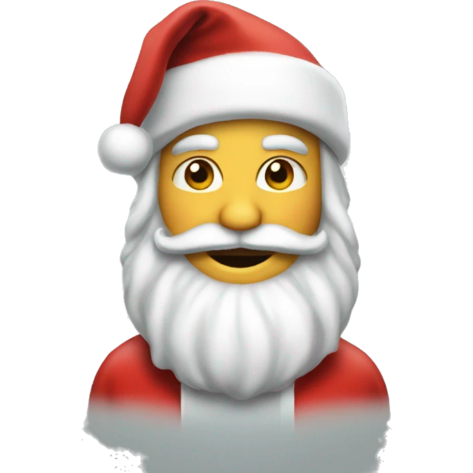 Santa clause Christmas wonderful emoji