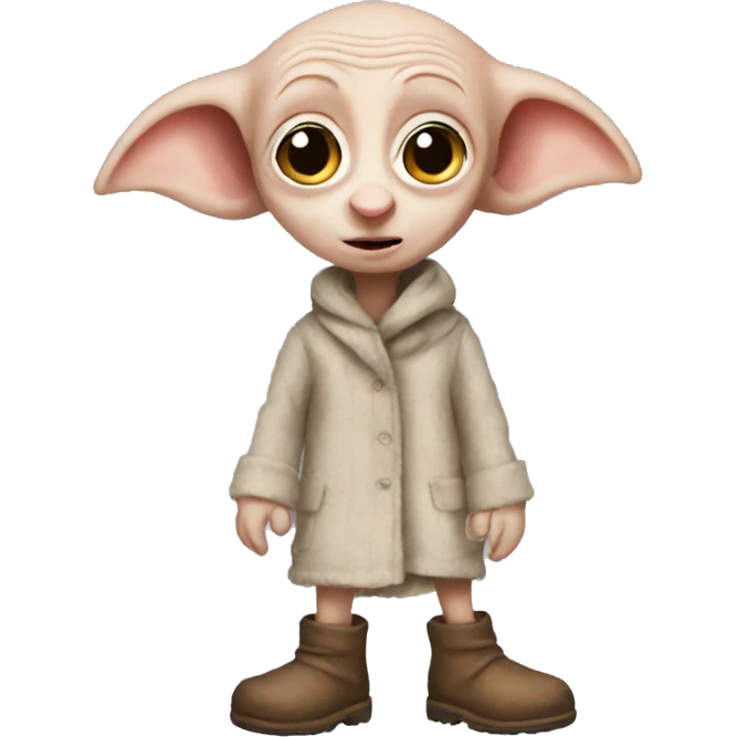 Dobby with uggs emoji