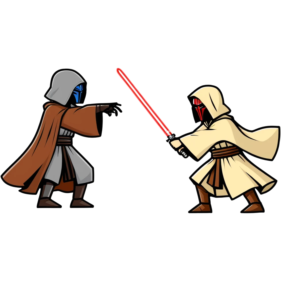 Jedi vs Sith emoji