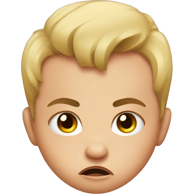 Angry baby emoji