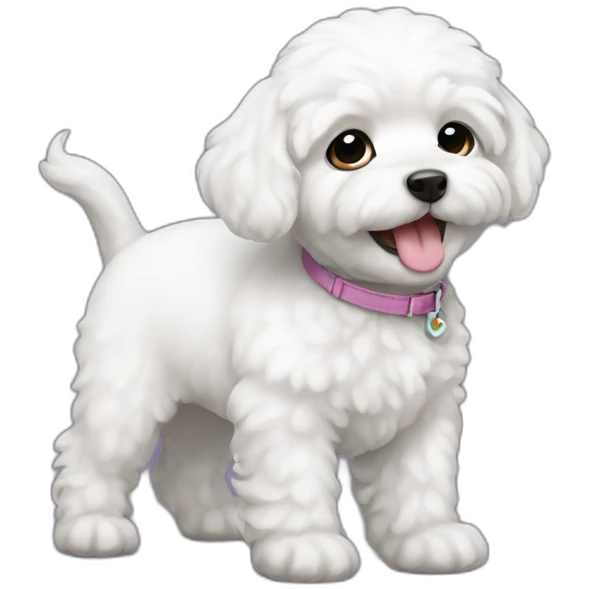 bichon puppy emoji