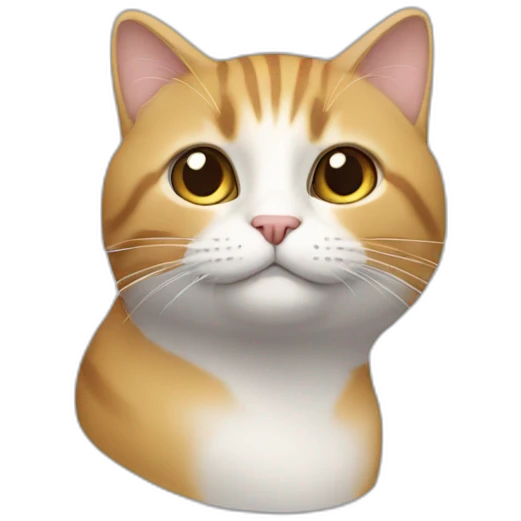 Un chat emoji