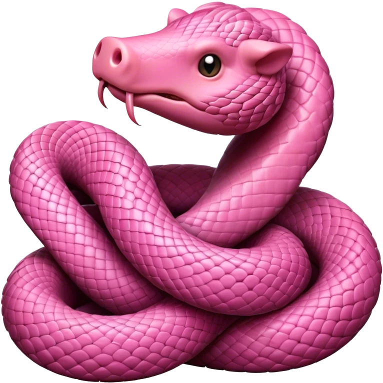 Snake pig emoji